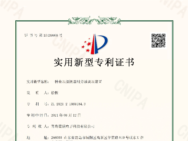 一种糖心黄色网站免费在线观看用旁通调压装置专利20210812